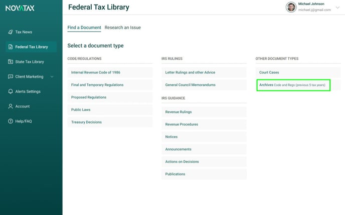 NovaTax_Federal_Library_Archives