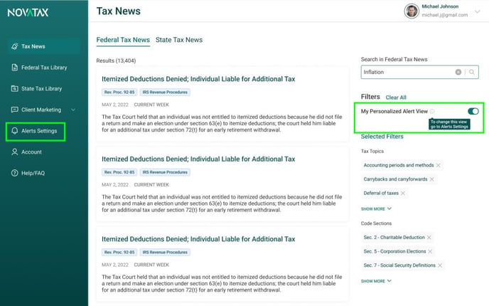 NovaTax-News-Customization_Alerts_Personalized-View
