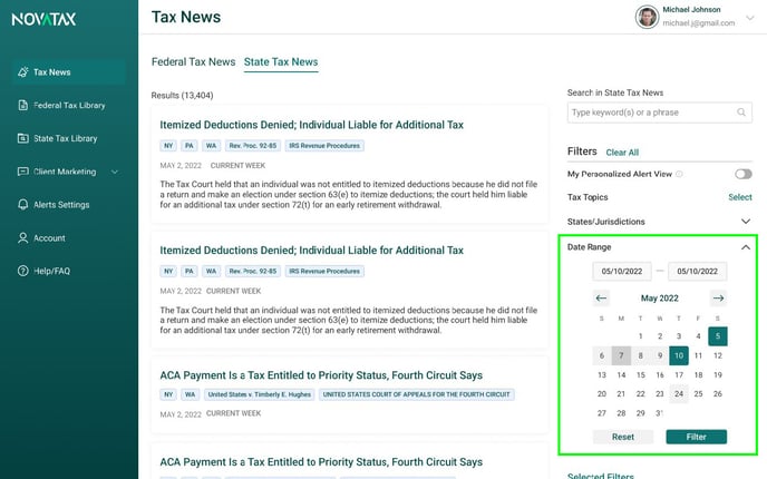 NovaTax-News-Customization_State_Date-Range